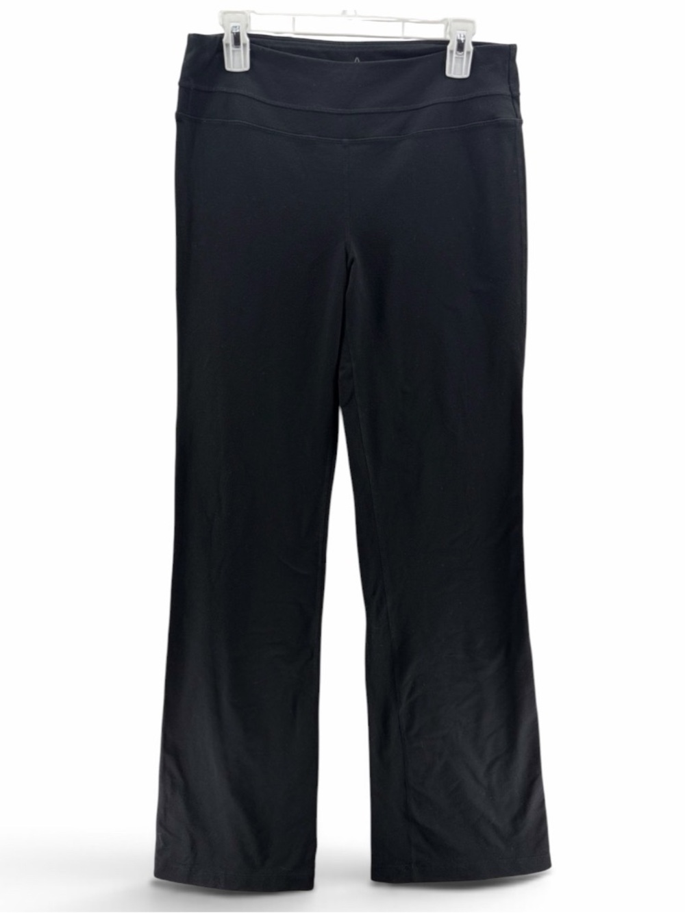 Prana Women's Black Flare High Rise Wide Leg Yoga Pants Size Large